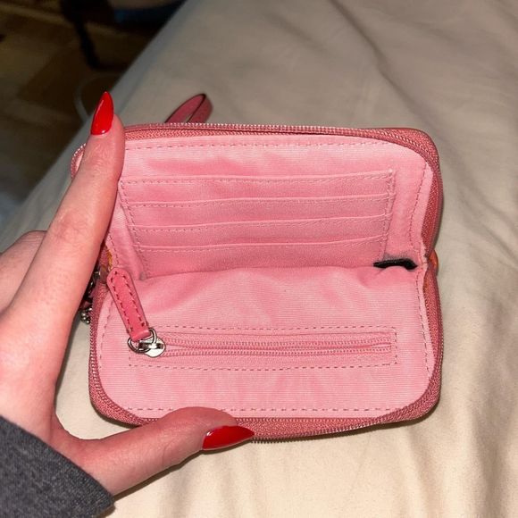 COACH x POPPY - RARE XL Peach Flower Tote and Wallet SET - Picture 8 of 8